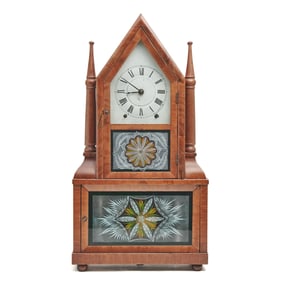 Birge & Fuller Wagon-Spring Steeple Clock