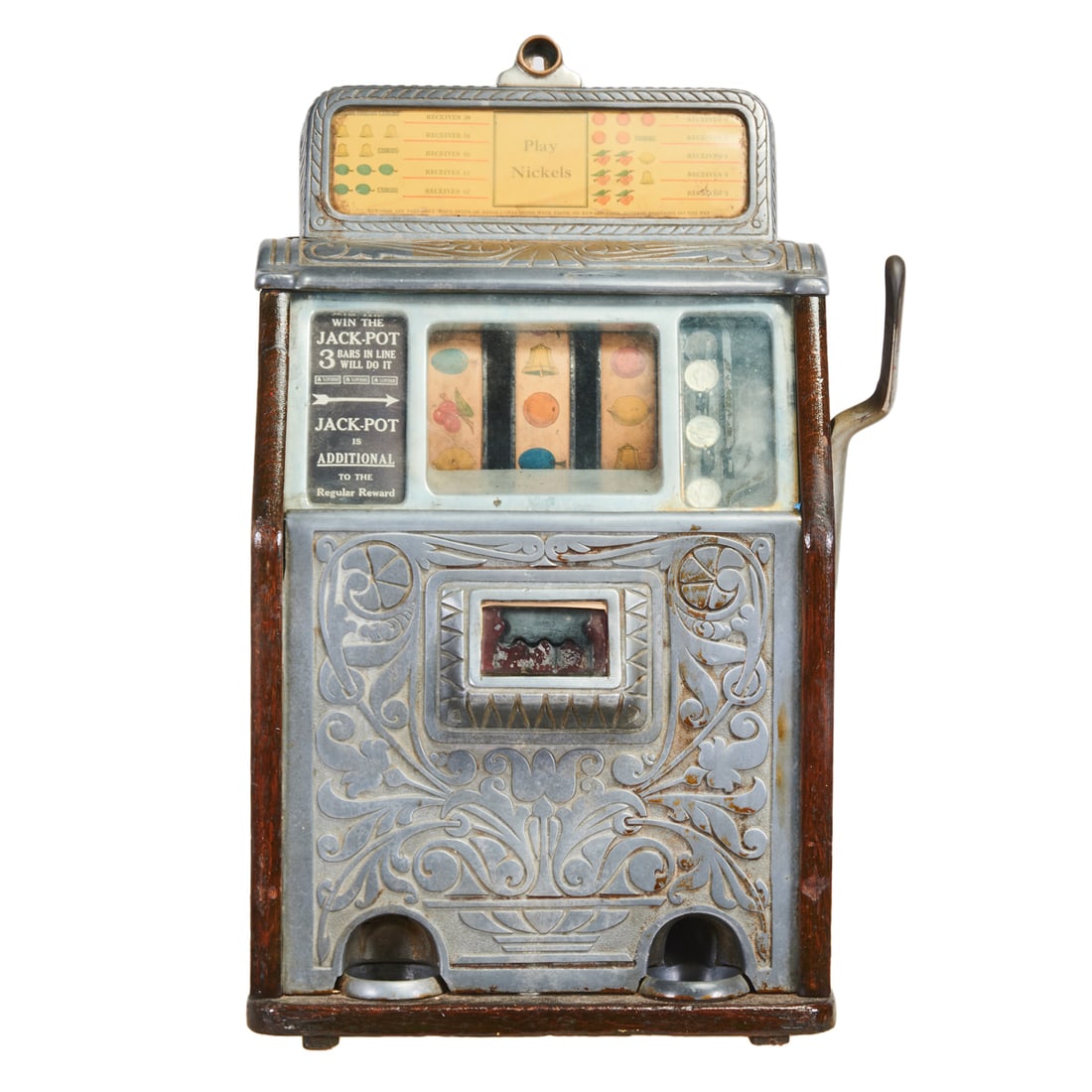 Caille Bros 5 Cent Superior Slot Machine (1 of 6)