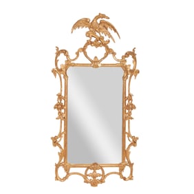 18th Century Chippendale Giltwood Mirror