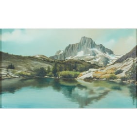 Michael Schoenig, Banner Peak..., oil