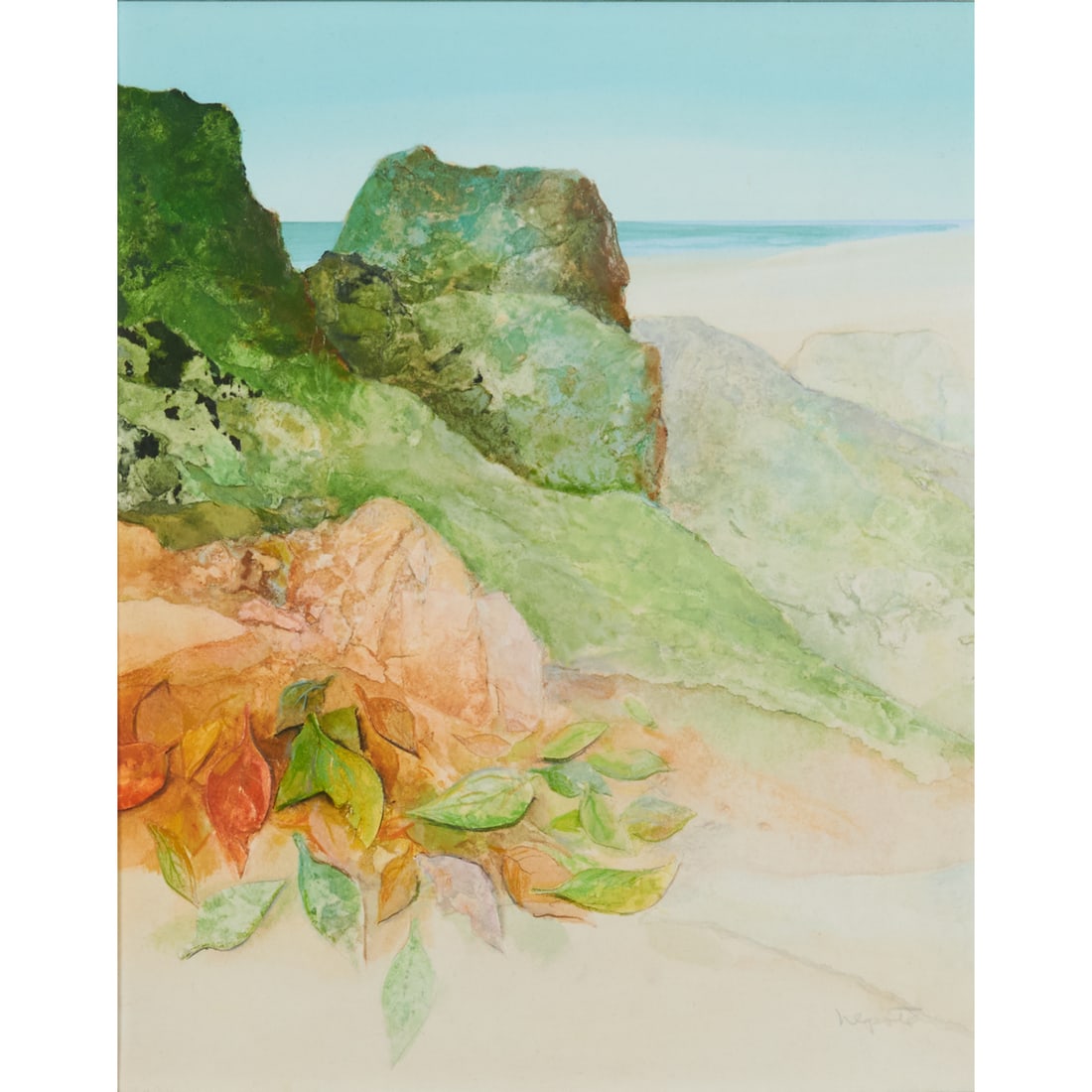 Alexander Nepote, Luminous Beach, mixed media (1 of 5)