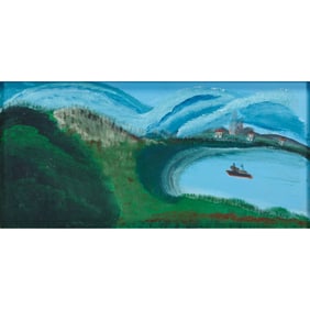 Bruno Del Favero, "Untitled (169)", Folk Art Painting