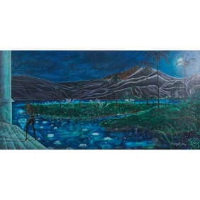 Gregory Gray, "Virgo Light", oil on canvas