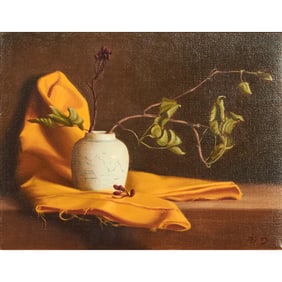 Thomas O. Stensager, Ginger Jar, oil