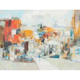 Jean Kalisch, Cityscape, oil