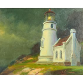 F. Michael Wood, Storm Light, oil