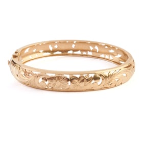 14k Yellow Gold Bracelet.