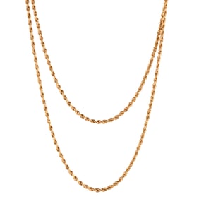 18k Yellow Gold Neck Chain.