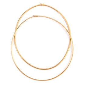 Two 18k Yellow Gold Necklaces.