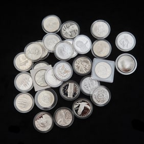 US Commemorative Silver Coins $1.00 Each(28).