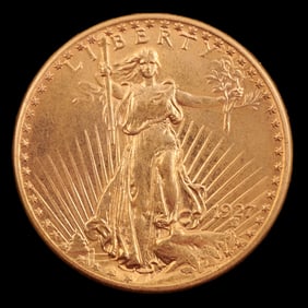 US $20.00 1927 Gold Coin