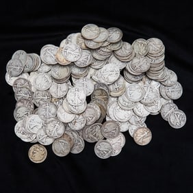 US Liberty Walking Half Dollars (195) Common Dates