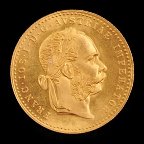 Austria 1915 One Ducat Gold Coin 3.4g 0.110oz.