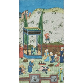 Indian Miniature, Presentation of the Lowly