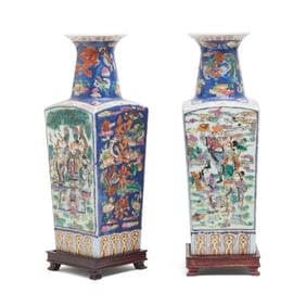 Pair of Chinese Ceramic Vases