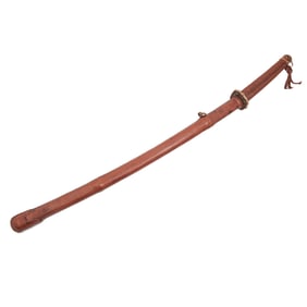 A Japanese Katana Sword with Leather Saya