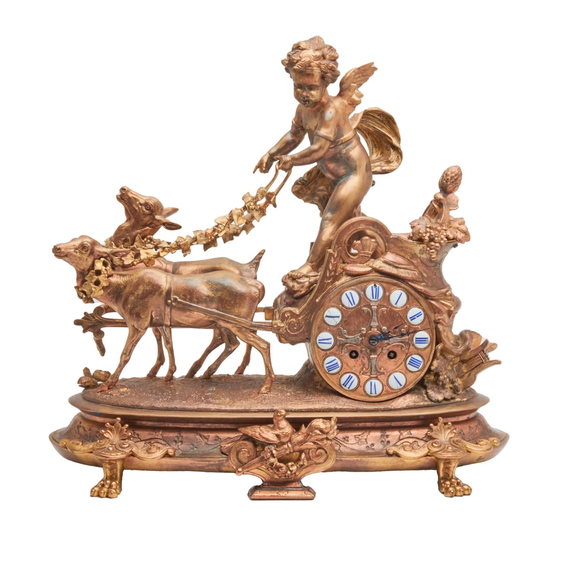 19th Century Japy Freres Chariot Mantel Clock (1 of 5)