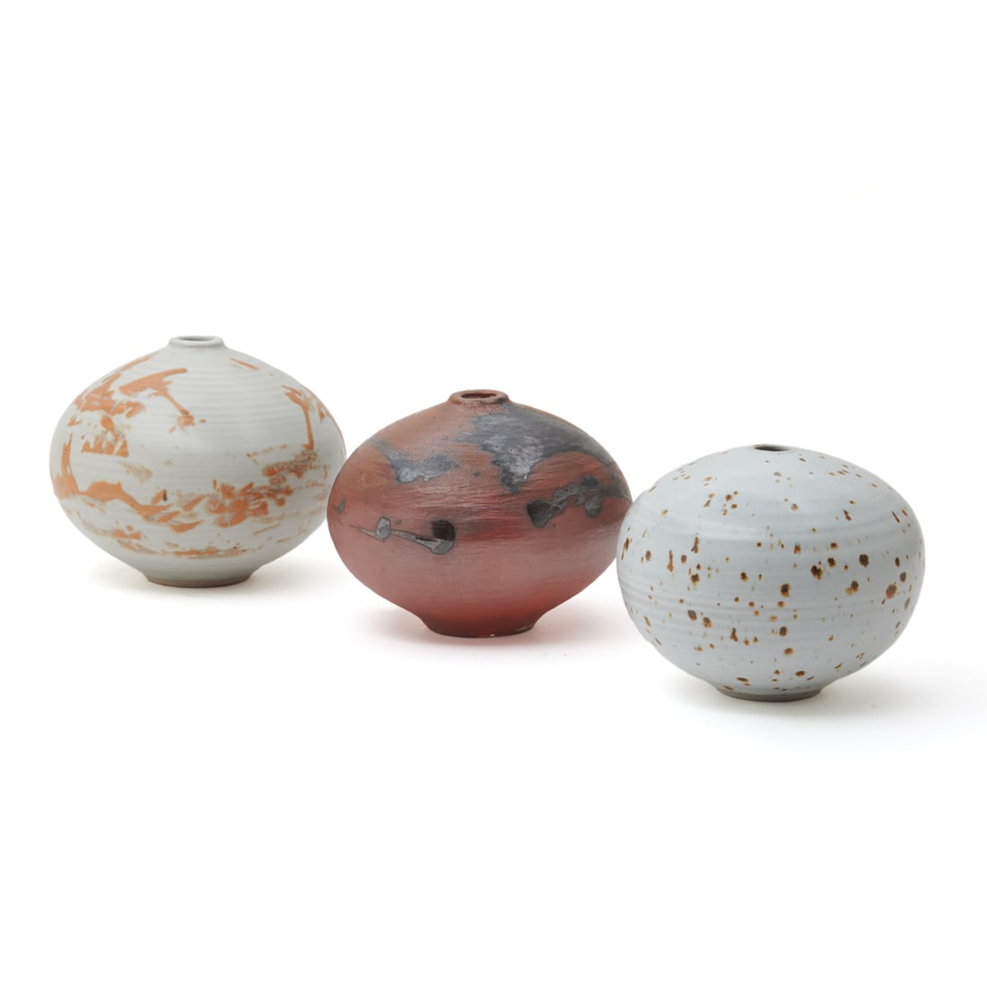 Three Otto Heino Studio Pottery Vases (1 of 5)