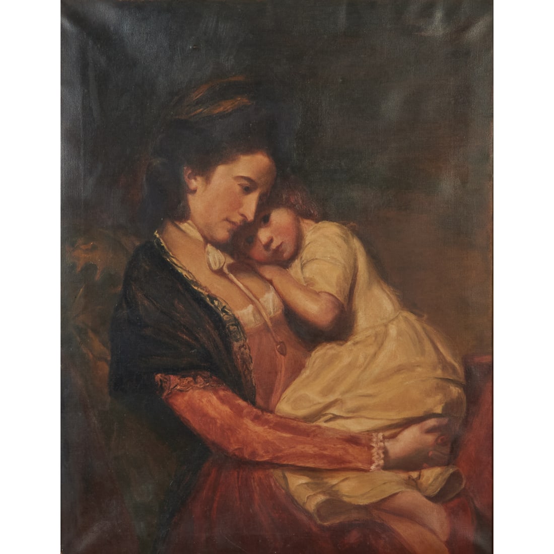 Af. Thomas Gainsborough, Mother and Child, oil (1 of 4)