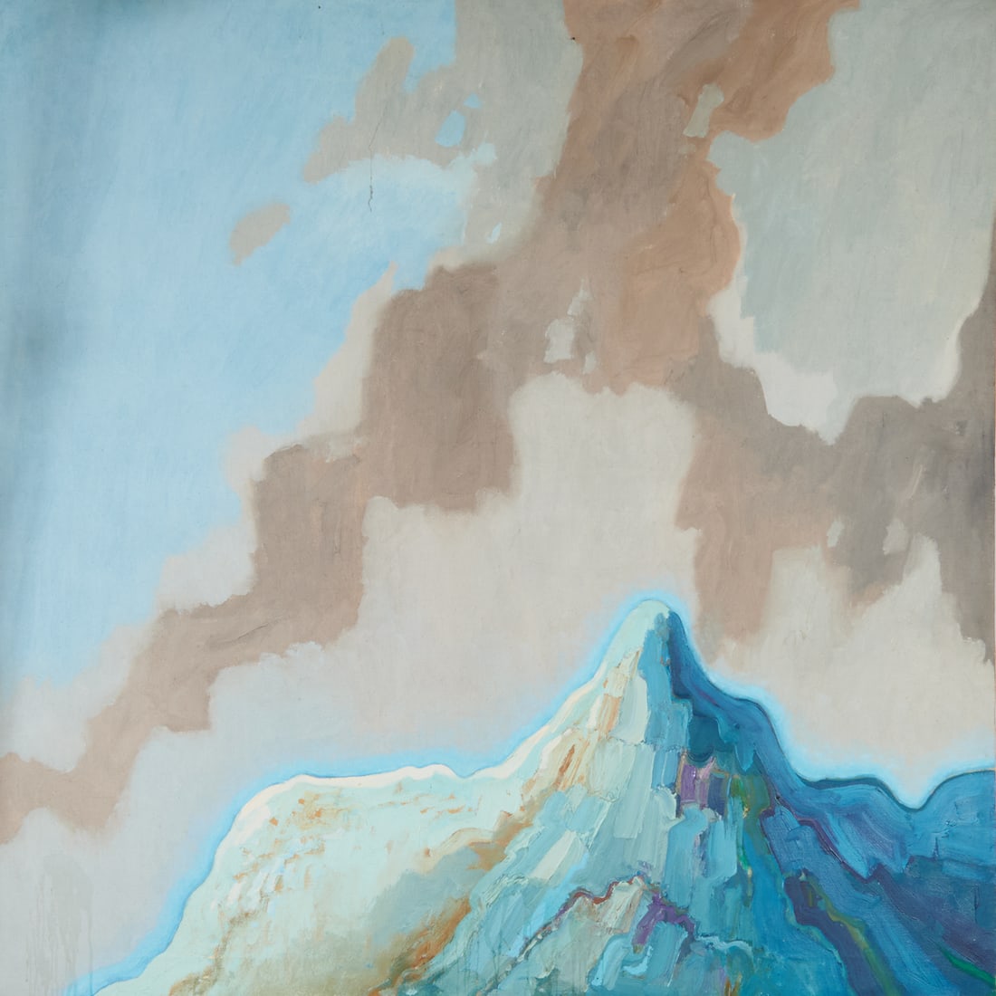 Lundy Siegriest, Sun Mountain, oil on canvas (1 of 3)