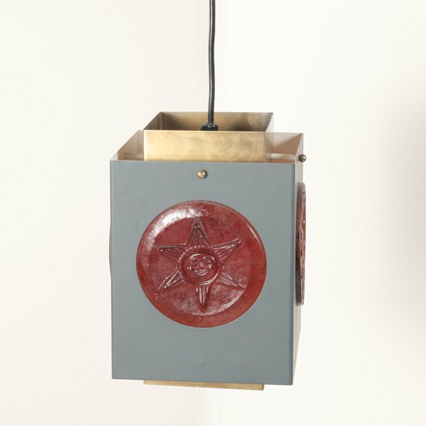 Eric Hoglund Danish Modern Pendant Light: Eric Hoglund Danish Modern Pendant Light. {Dimensions 10 x 6 1/2 x 6 1/2 inches}