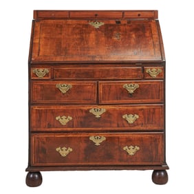 18th Century English Georgian Slant Front Desk