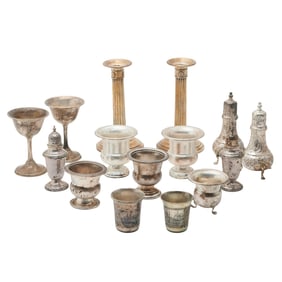 Collection of Sterling Silver Hollowware Table Articles