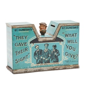 St. Dunstan's Tin Mechanical Bank