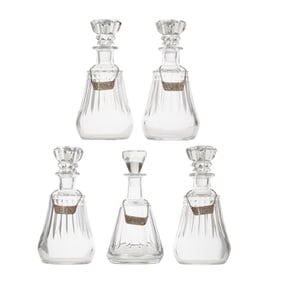 Baccarat Crystal Decanters and Shot Glasses