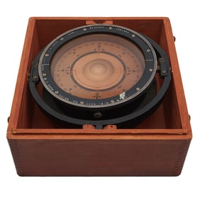 U S Navy Mark I Ships Compass, C.G. Conn LTD