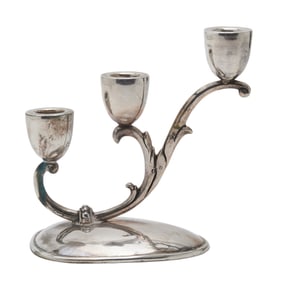 Mexican Sterling Silver Candelabrum