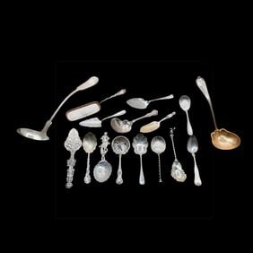 Collection of Sterling and Other Silver Serving Pieces