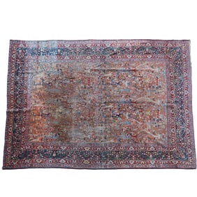 Southeastern Turkish Cypress Tree Motif Carpet