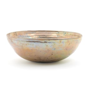 Beatrice Wood Pottery Bowl with Gold Luster