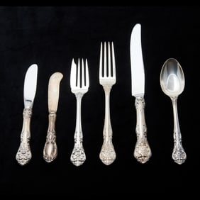 Gorham Sterling King Edward Pattern Flatware Set
