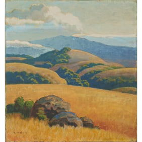 William Bull, California Landscape, oil