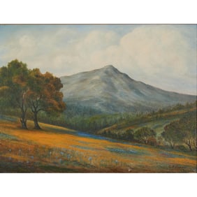 California School, Landscape, oil on canvas