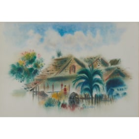 Hon Chew Hee, Mango Season, watercolor