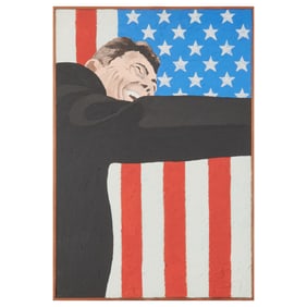 Glen Chesnut, Ronald Reagan, oil on canvas