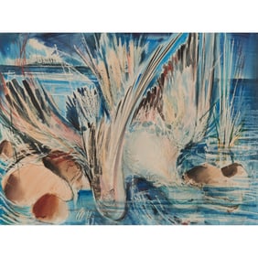 David Blackwood, Georgian Bay, watercolor