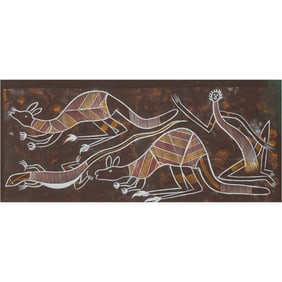 Eddie Blitner, Mimi and Kangaroo Spirits, acrylic