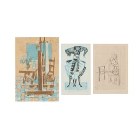 Collection of Abraham Krol, incl. lithographs, etc.