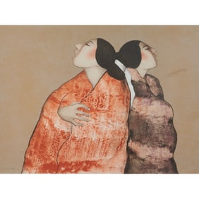 R.C. Gorman, Singing Women, lithograph