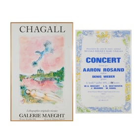 Marc Chagall, two posters