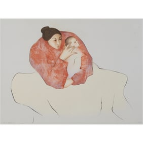R.C. Gorman, Earth Child, lithograph
