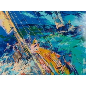 LeRoy Neiman, Ocean Sailing, serigraph
