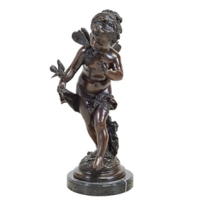 Auguste Moreau, Le Message, bronze