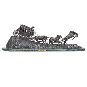 Charles Russell, Stagecoach, bronze