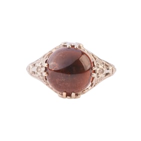 Tourmaline, 14k White Gold Ring.