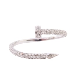 Diamond, 14k White Gold Ring.
